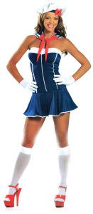 Sexy sailor girl costume