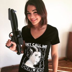 Girl with StarWars Gun